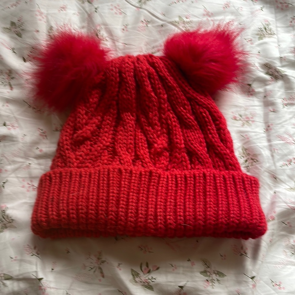Red beanie